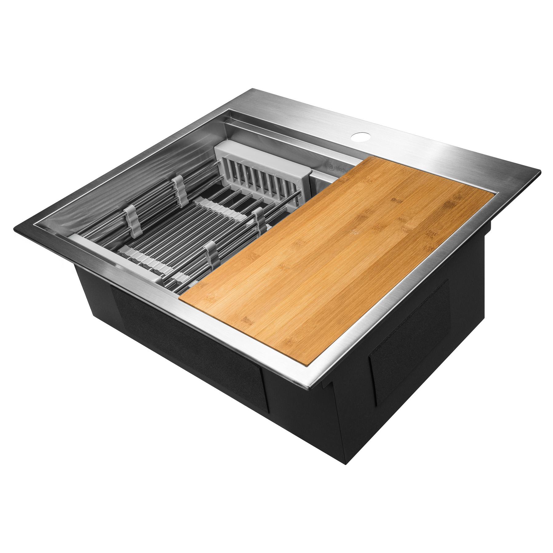 SINKI セール‼︎ Top mount Stainless Steel Kitchen Sink | AKDY Imports